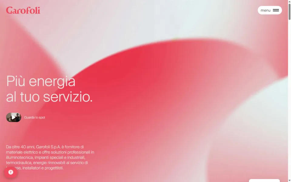 Sito web di Garofoli SpA realizzato da REGICODE